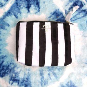 Victoria's Secret NEW black painted stripe bag